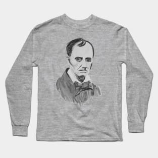 Portrait Charles Baudelaire Long Sleeve T-Shirt